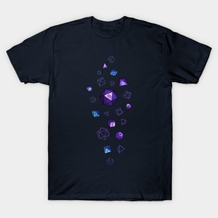 It's raining dice! | In purple T-Shirt